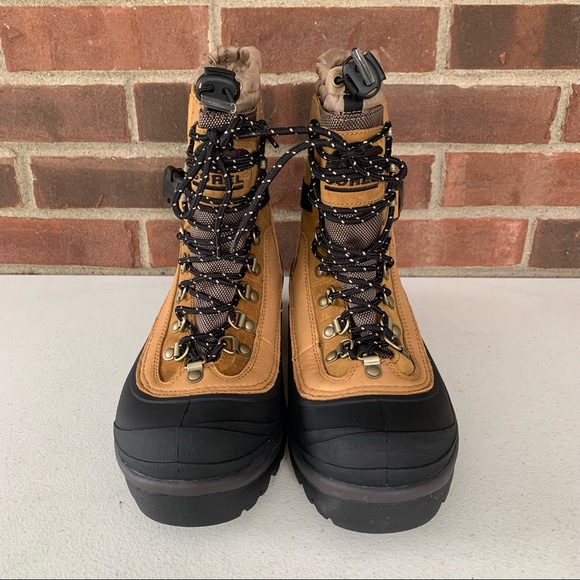 Sorel conquest tan lace up snow waterproof boots - Picture 2 of 9